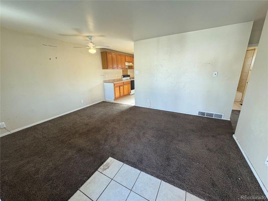 Empty room, Interior, Kitchen