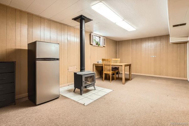 Dining room, Interior, Wooden Walls