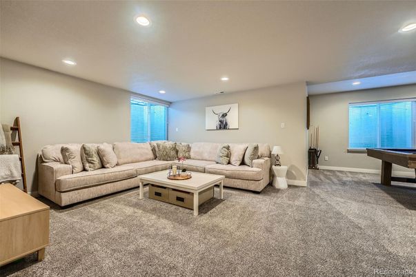 Game Room, Interior, Living room, Recessed Lighting