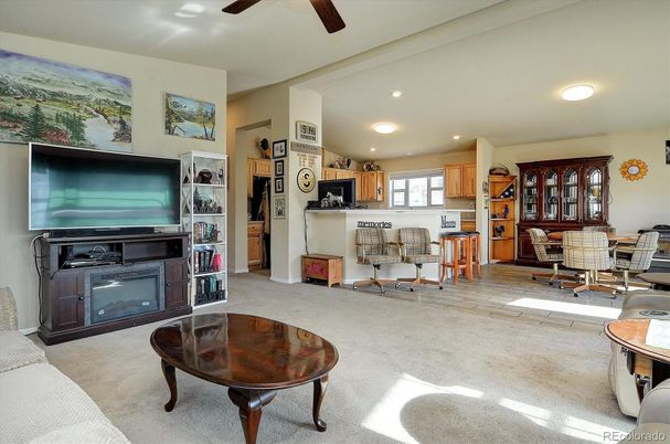 Dining room, Interior, Kitchen, Recessed Lighting