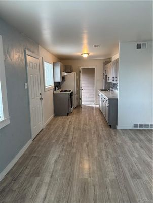 Interior, Kitchen, Wood Texture Flooring