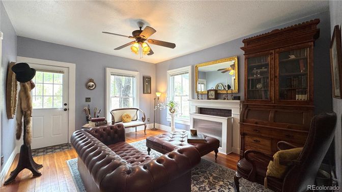 Fireplace, Interior, Living room, Wood Texture Flooring