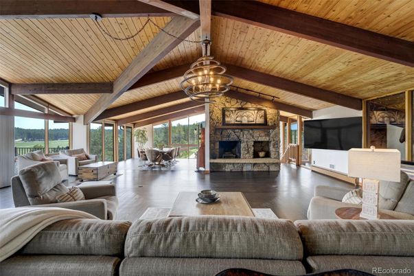 Fireplace, Interior, Living room, Wooden Beams, Wooden Ceilings, Wood Texture Flooring