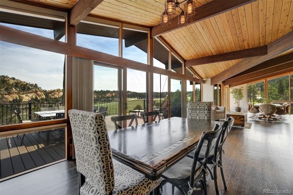 Dining room, Interior, Wooden Beams, Wooden Ceilings, Wood Texture Flooring