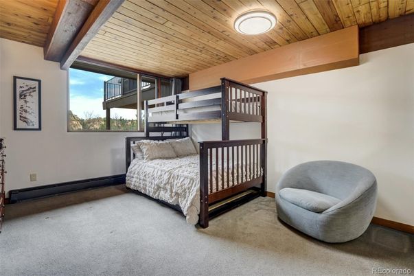 Bedroom, Interior, Wooden Beams, Wooden Ceilings
