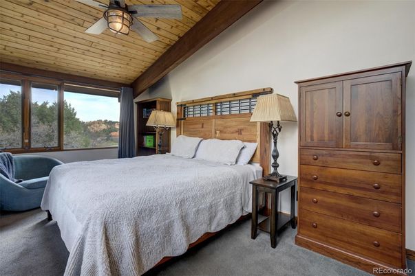 Bedroom, Interior, Wooden Beams, Wooden Ceilings