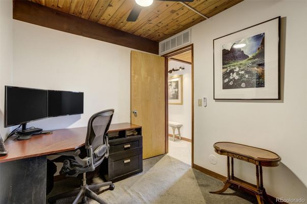 Home Office, Interior, Wooden Beams, Wooden Ceilings
