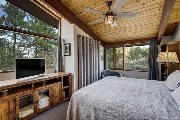 Bedroom, Interior, Wooden Beams, Wooden Ceilings