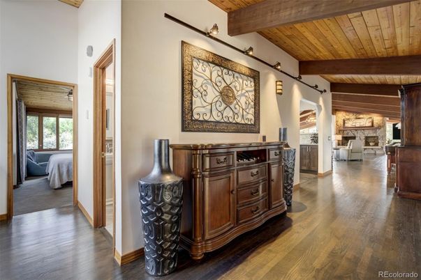 Bedroom, Interior, Wooden Beams, Wooden Ceilings, Wood Texture Flooring