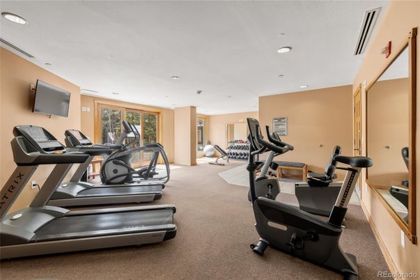 Fitness Equipment, Gym, Interior, Recessed Lighting