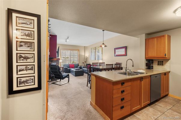 Dining room, Interior, Kitchen, Living room, Pendant Lights