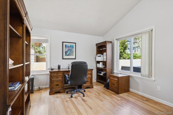 Home Office, Interior, Wood Texture Flooring