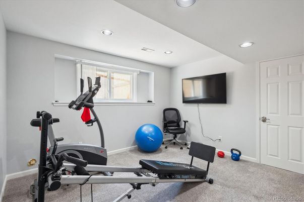Fitness Equipment, Interior, Recessed Lighting