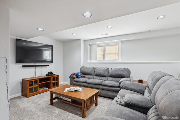 Interior, Living room, Recessed Lighting