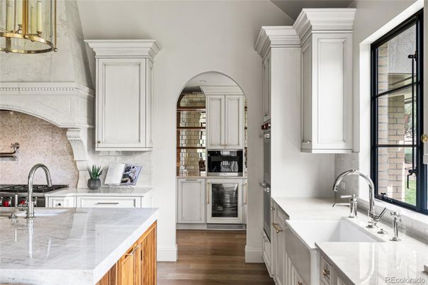 Interior, Kitchen, Wood Texture Flooring