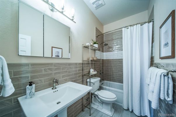 Bathroom, Interior, Wood Texture Flooring