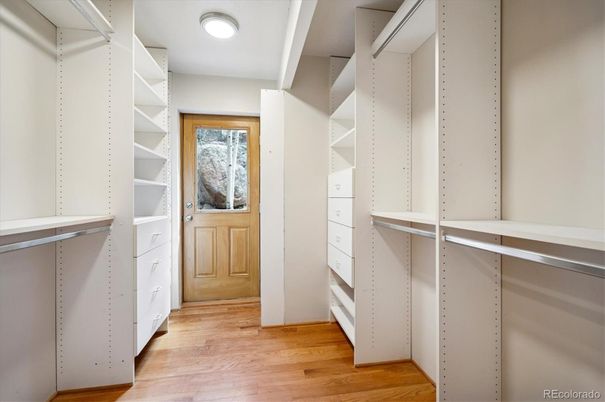 Interior, Walk-in Closets, Wood Texture Flooring