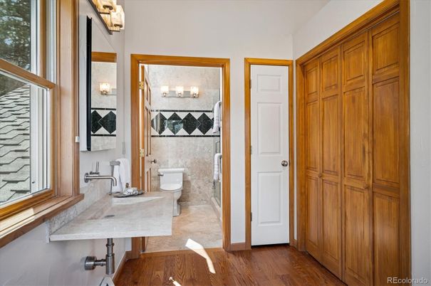 Bathroom, Interior, Wood Texture Flooring