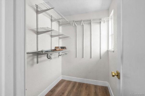 Interior, Walk-in Closets, Wood Texture Flooring