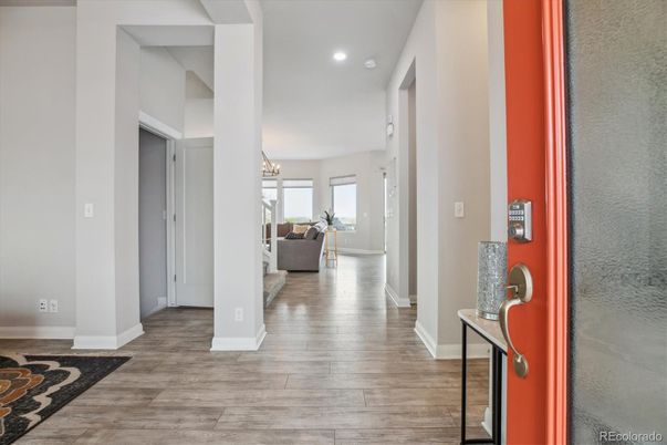 Chandelier, Interior, Recessed Lighting, Wood Texture Flooring