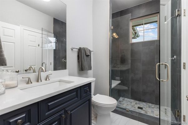 Bathroom, Glass Shower, Interior, Marble
