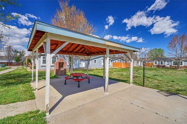Backyard, Exterior, Fireplace