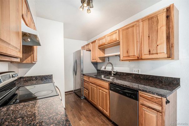 Interior, Kitchen, Wood Texture Flooring