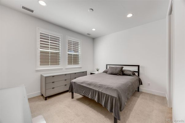 Bedroom, Interior, Recessed Lighting