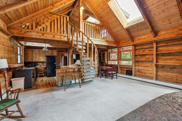 Dining room, Fireplace, Interior, Wooden Beams, Wooden Ceilings, Wood Texture Flooring, Wooden Walls