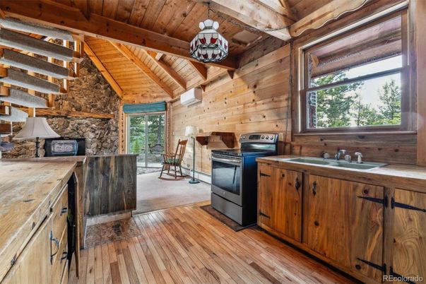Fireplace, Interior, Kitchen, Stone Walls, Wooden Beams, Wooden Ceilings, Wood Texture Flooring, Wooden Walls