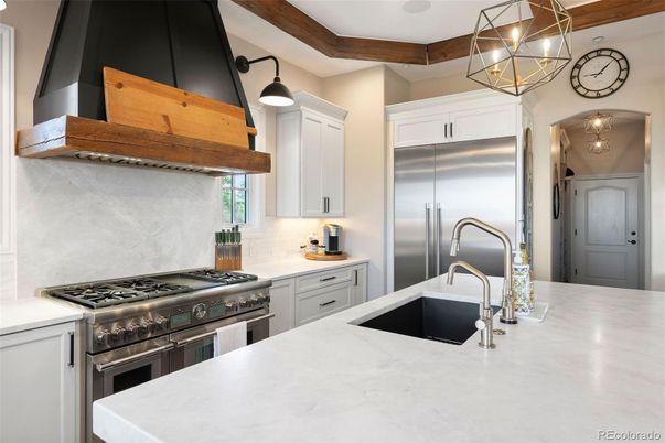 Interior, Kitchen, Pendant Lights, Stainless Steel Appliances