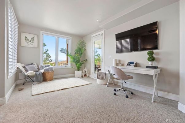 Home Office, Interior, Recessed Lighting