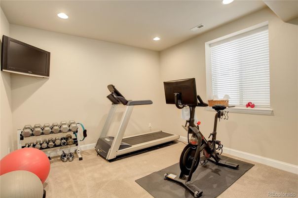 Fitness Equipment, Interior, Recessed Lighting