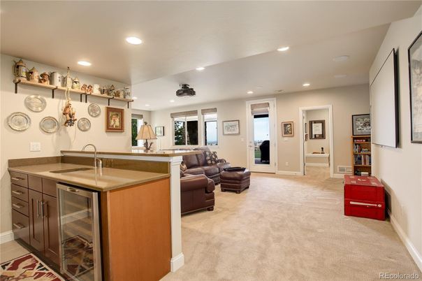 Interior, Living room, Recessed Lighting