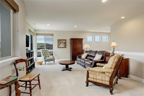 Interior, Living room, Recessed Lighting
