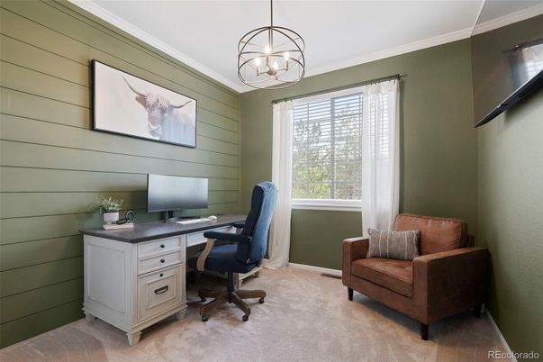 Home Office, Interior, Pendant Lights