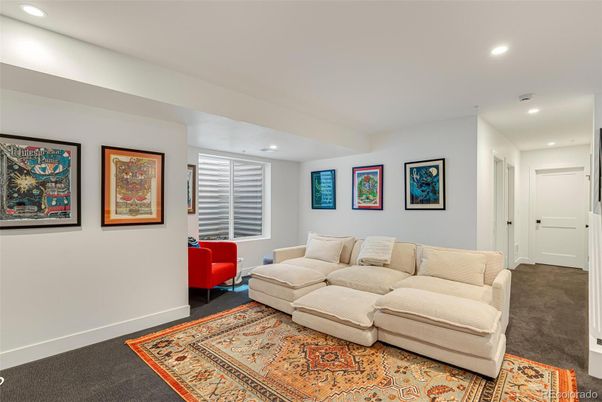 Interior, Living room, Recessed Lighting