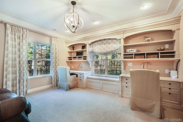 Home Office, Interior, Pendant Lights, Recessed Lighting