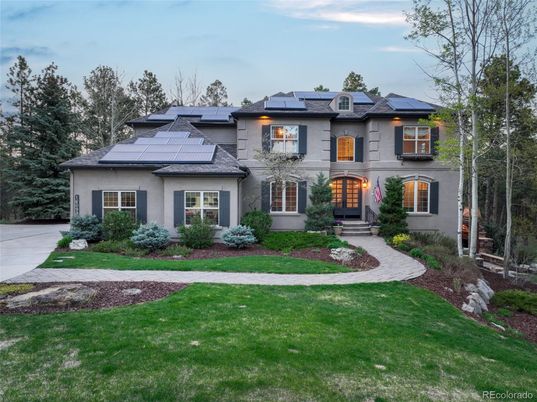 Exterior, Facade, Solar Panels, French Provincial