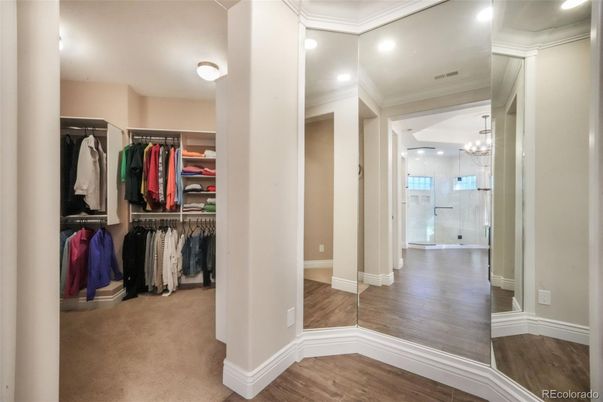 Interior, Recessed Lighting, Walk-in Closets, Wood Texture Flooring