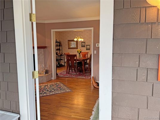 Dining room, Interior, Wood Texture Flooring