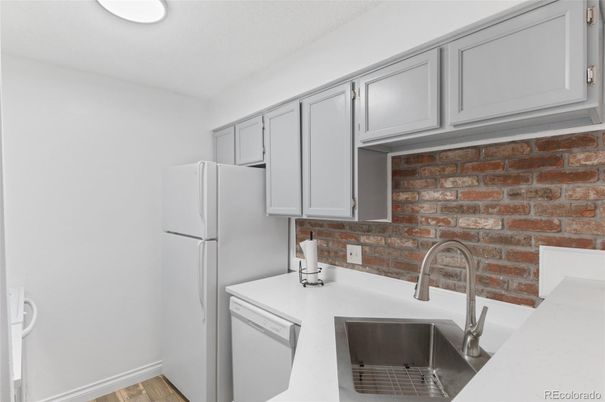 Interior, Kitchen, Stone Walls, Wood Texture Flooring