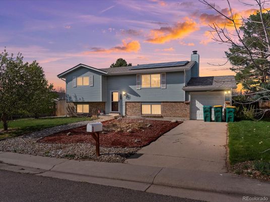 Attached, Exterior, Facade, Solar Panels, Raised Ranch