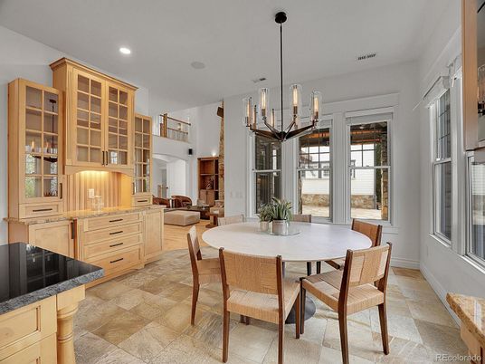 Chandelier, Dining room, Interior, Living room, Recessed Lighting