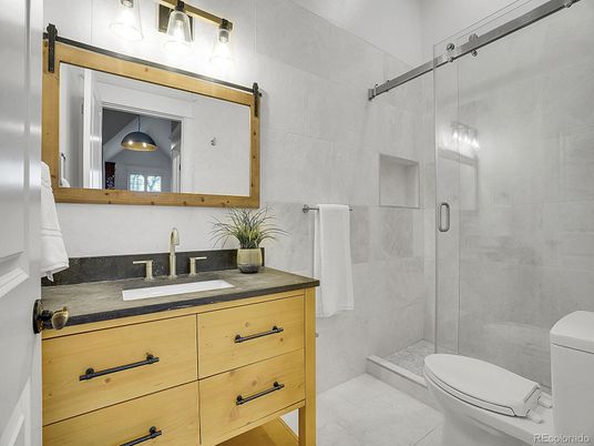 Bathroom, Glass Shower, Interior