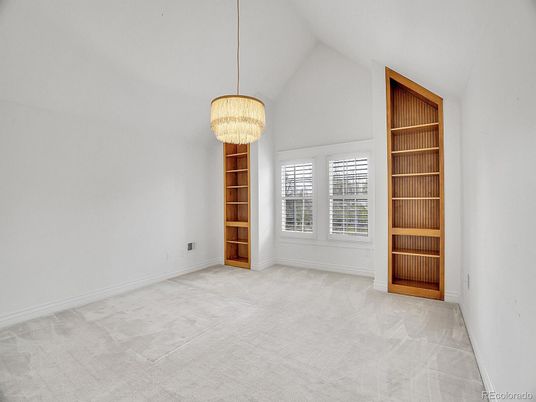 Chandelier, Empty room, Interior