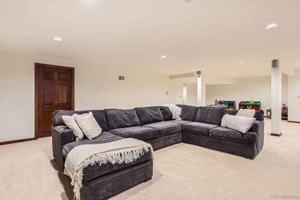 Interior, Living room, Recessed Lighting