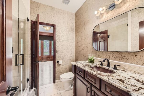Bathroom, Glass Shower, Interior