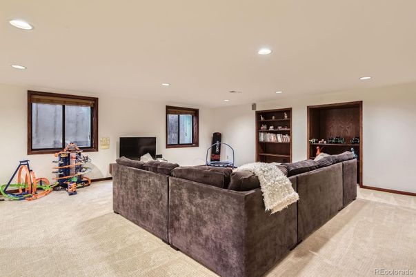 Interior, Living room, Recessed Lighting
