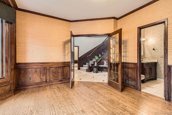 Bathroom, Interior, Wood Texture Flooring